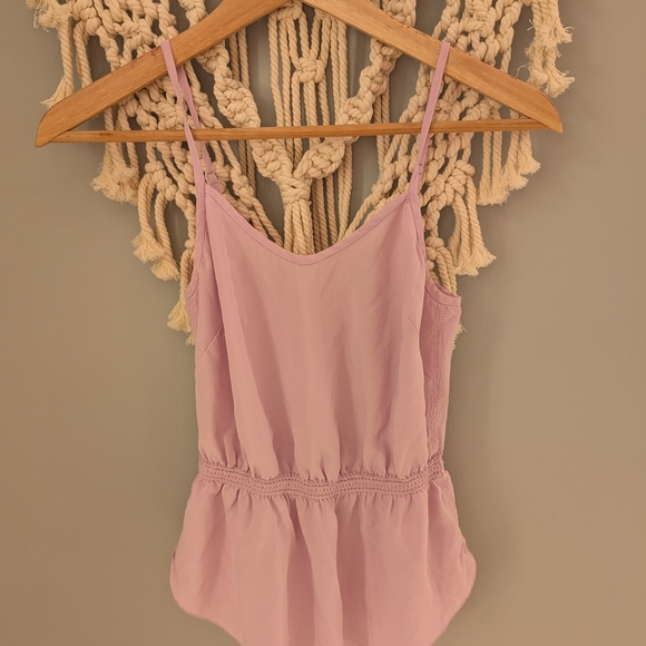 Wilfred Tops - Wilfred Light Pink Peplum Top Xxs 100% Silk